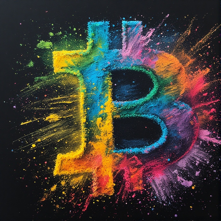 Bitcoin Art Logo